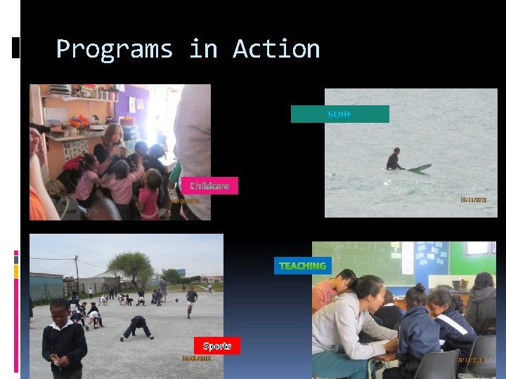 Programs in Action Sports 
