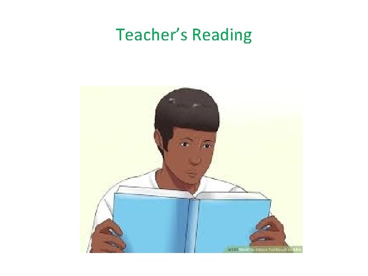 Teacher’s Reading 