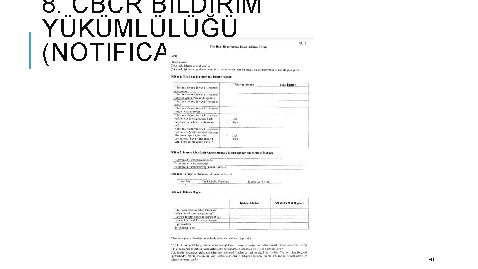 8. CBCR BİLDİRİM YÜKÜMLÜLÜĞÜ (NOTIFICATION) 80 