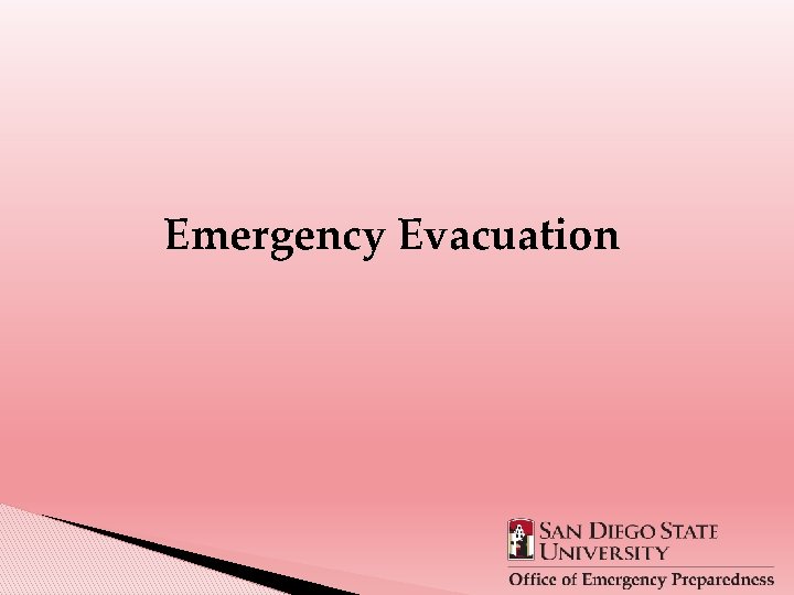 Emergency Evacuation 