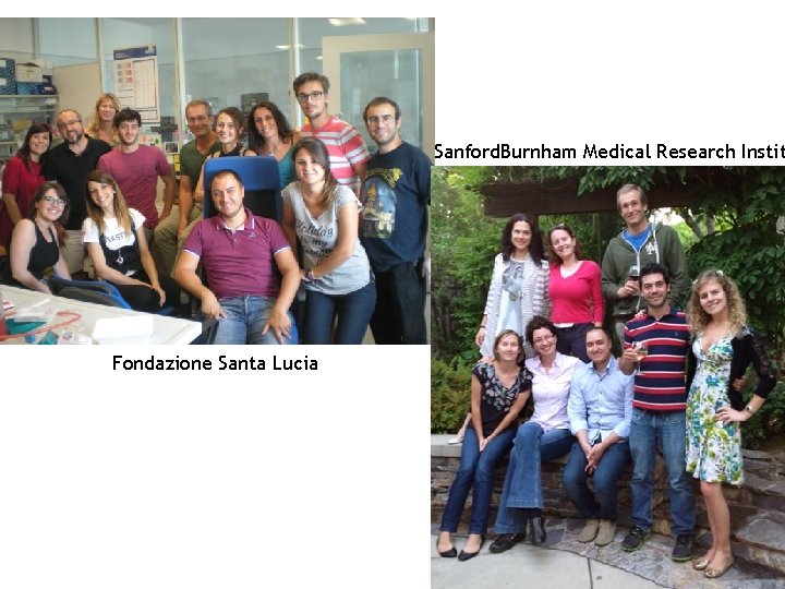 Sanford. Burnham Medical Research Instit Fondazione Santa Lucia 