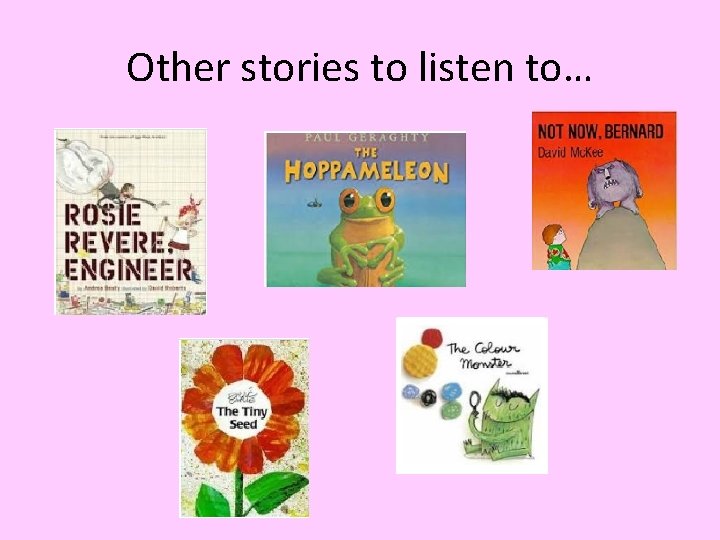 Other stories to listen to… 