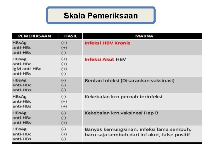 Skala Pemeriksaan 