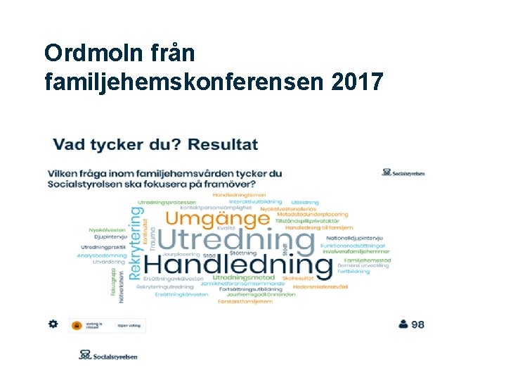 Ordmoln från familjehemskonferensen 2017 