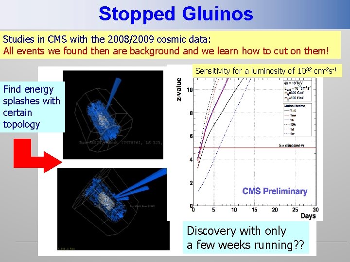 Stopped Gluinos Studies in CMS with the 2008/2009 cosmic data: All events we found