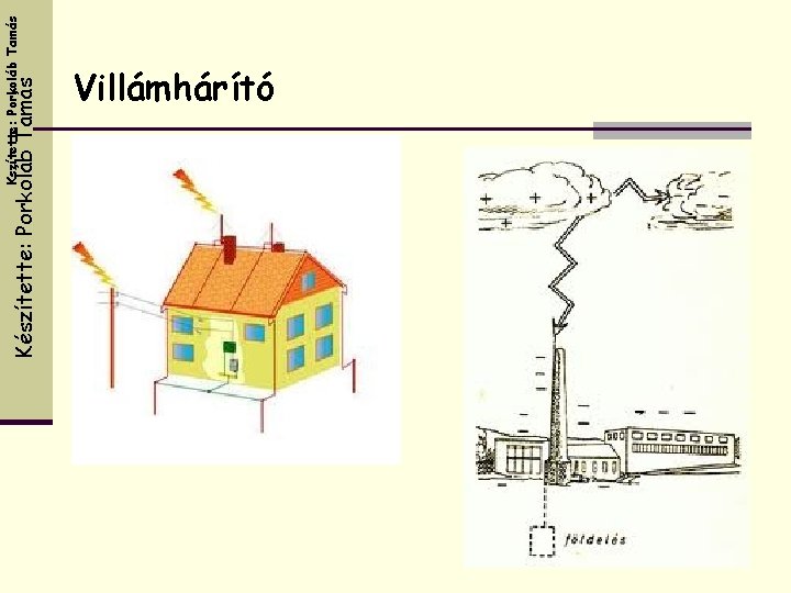 Készítette: Porkoláb Tamás Kszítette: Porkoláb Tamás Villámhárító 