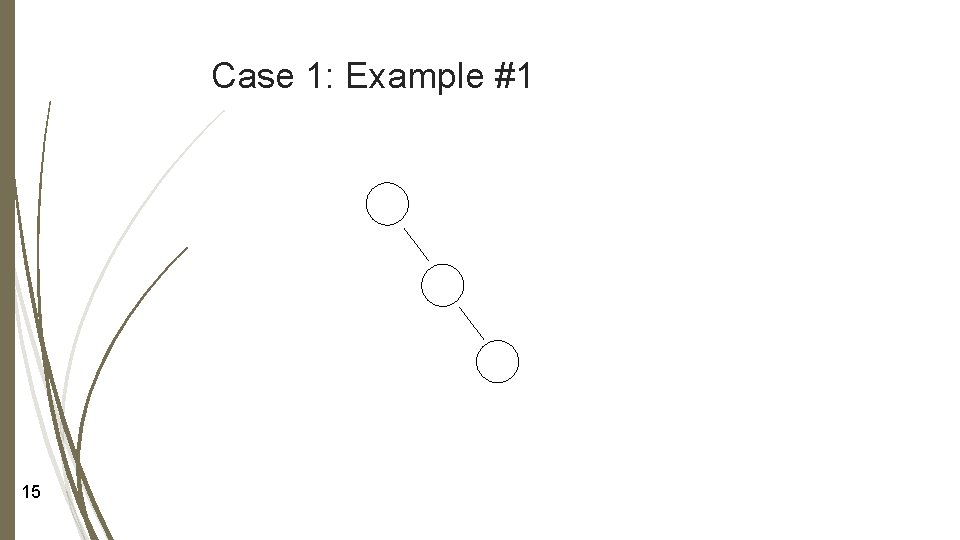 Case 1: Example #1 15 