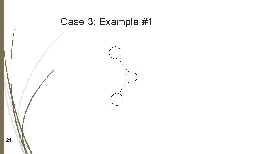 Case 3: Example #1 21 