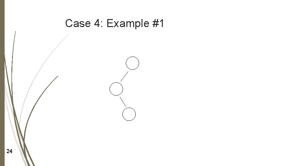Case 4: Example #1 24 