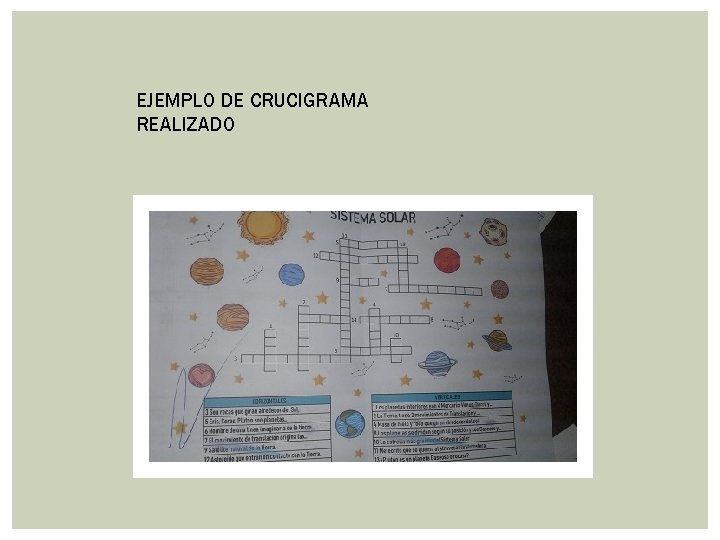 EJEMPLO DE CRUCIGRAMA REALIZADO 