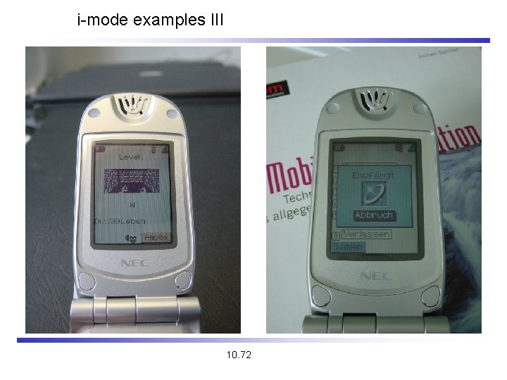 i-mode examples III 10. 72 