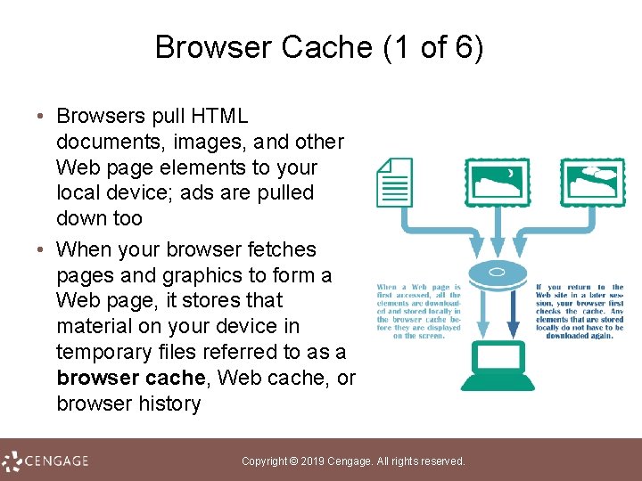 Browser Cache (1 of 6) • Browsers pull HTML documents, images, and other Web