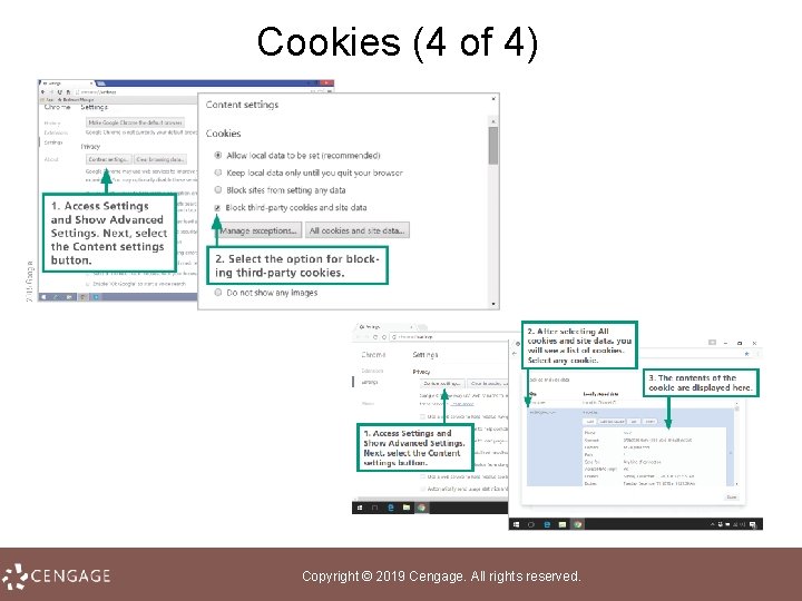 Cookies (4 of 4) Copyright © 2019 Cengage. All rights reserved. 