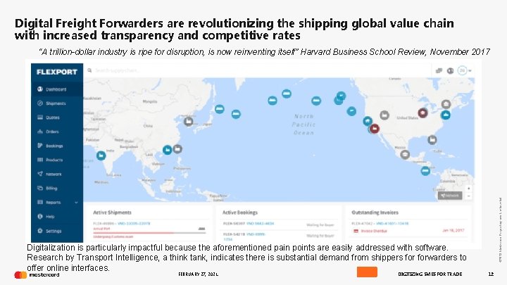 Digital Freight Forwarders are revolutionizing the shipping global value chain with increased transparency and