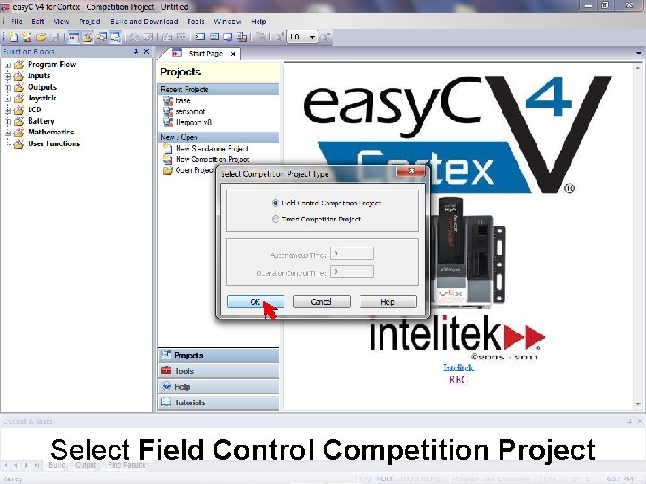 Select Field Control Competition Project J. M. Gabrielse 