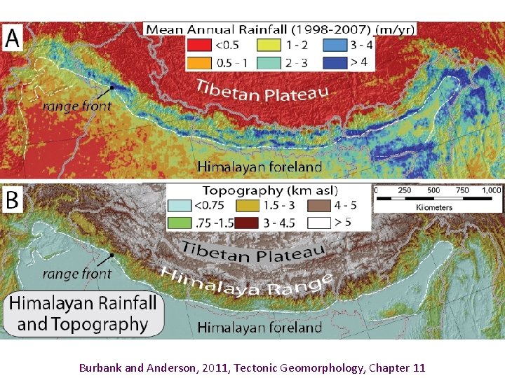 Burbank and Anderson, 2011, Tectonic Geomorphology, Chapter 11 