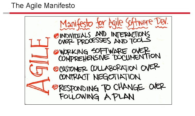 The Agile Manifesto 