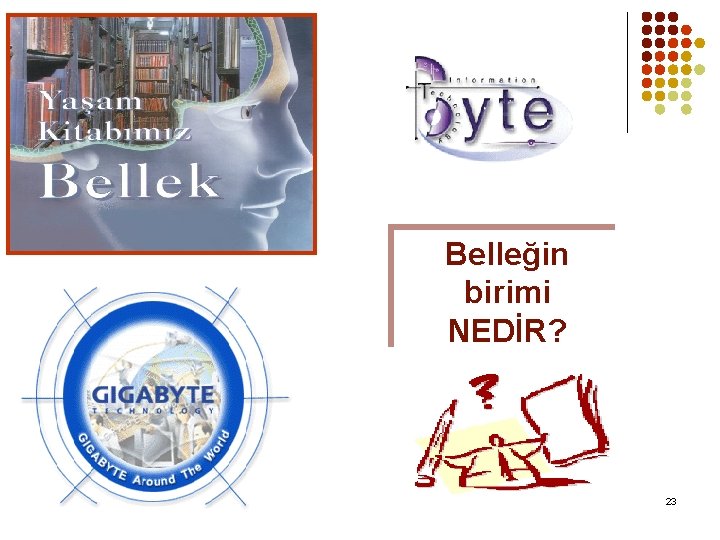 Belleğin birimi NEDİR? 23 
