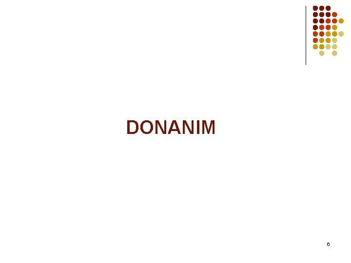 DONANIM 6 