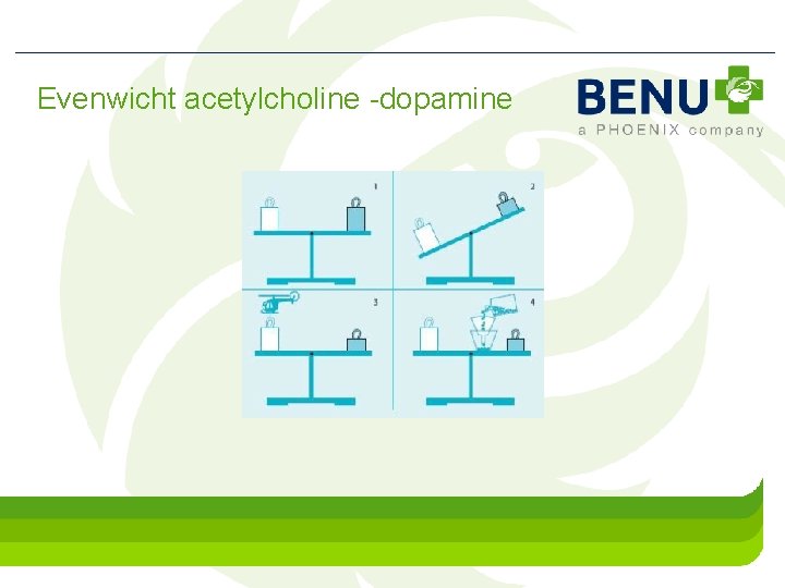 Evenwicht acetylcholine -dopamine 