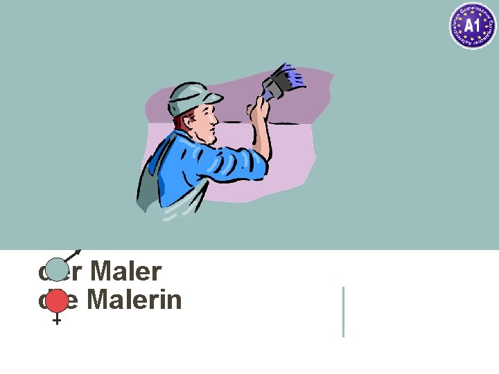 der Maler die Malerin 