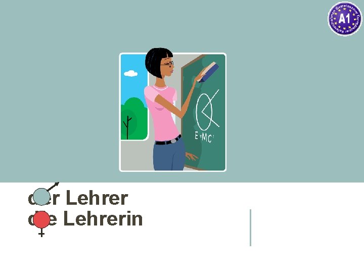 der Lehrer die Lehrerin 