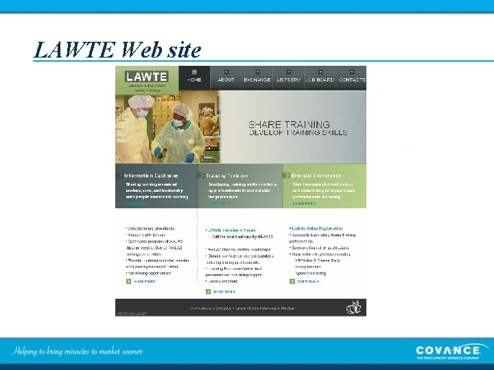 LAWTE Web site 
