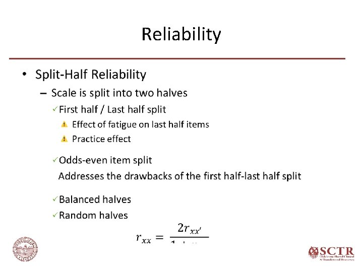 Reliability • 