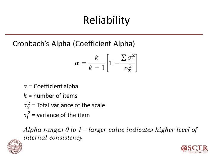 Reliability • 