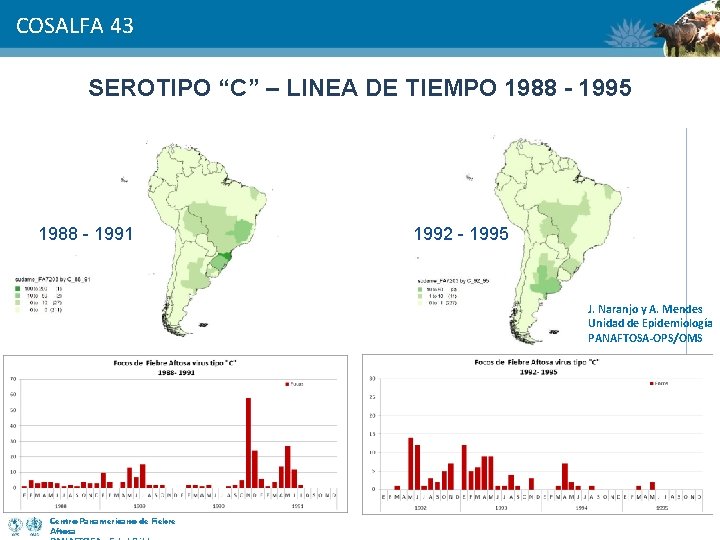 COSALFA 43 SEROTIPO “C” – LINEA DE TIEMPO 1988 - 1995 1988 - 1991