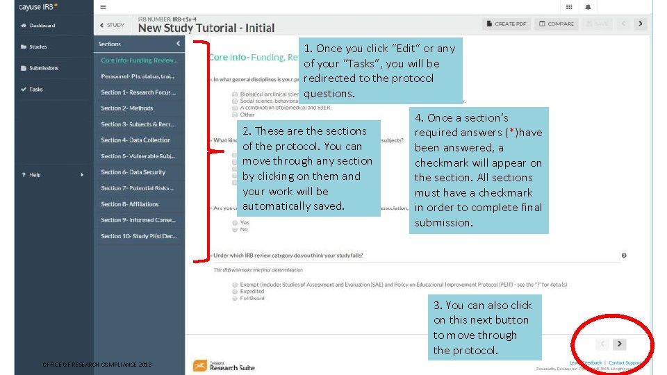 1. Once you click “Edit” or any of your “Tasks”, you will be redirected