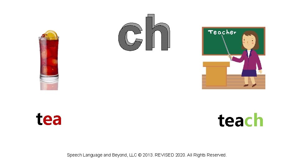 ch teach Speech Language and Beyond, LLC © 2013. REVISED 2020. All Rights Reserved.