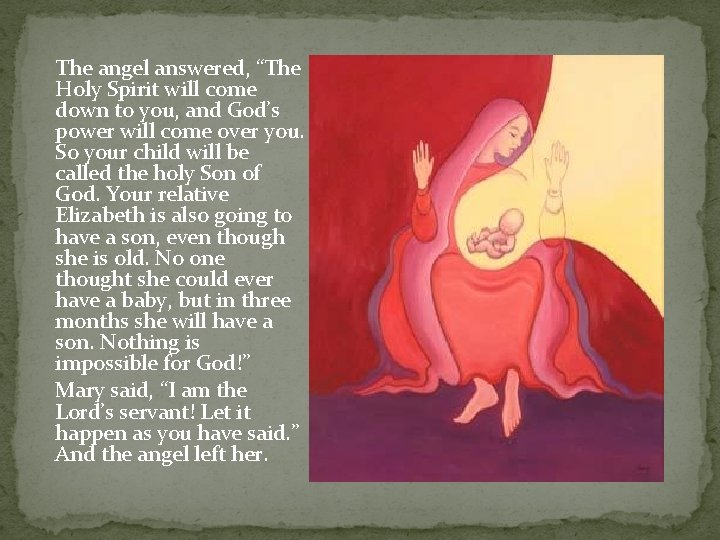 The story of Jesus birth By St Luke