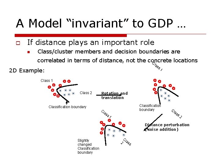 A Model “invariant” to GDP … o If distance plays an important role n