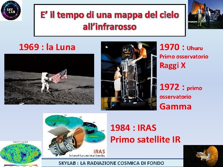 E’ il tempo di una mappa del cielo all’infrarosso 1969 : la Luna 1970