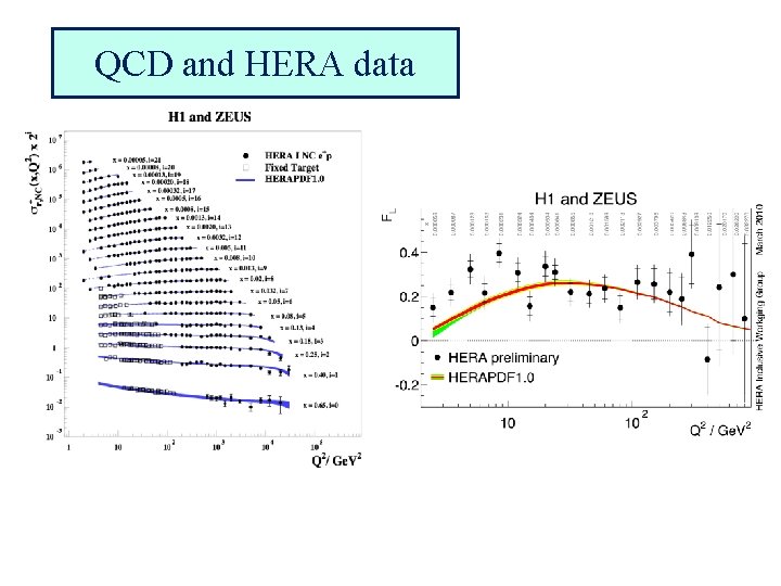 QCD and HERA data 　　　　　　　　 