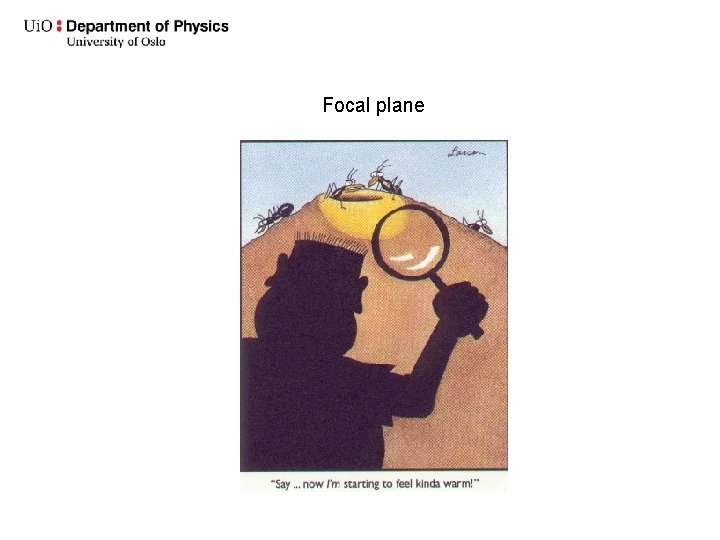 Focal plane 