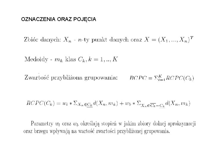 OZNACZENIA ORAZ POJĘCIA 