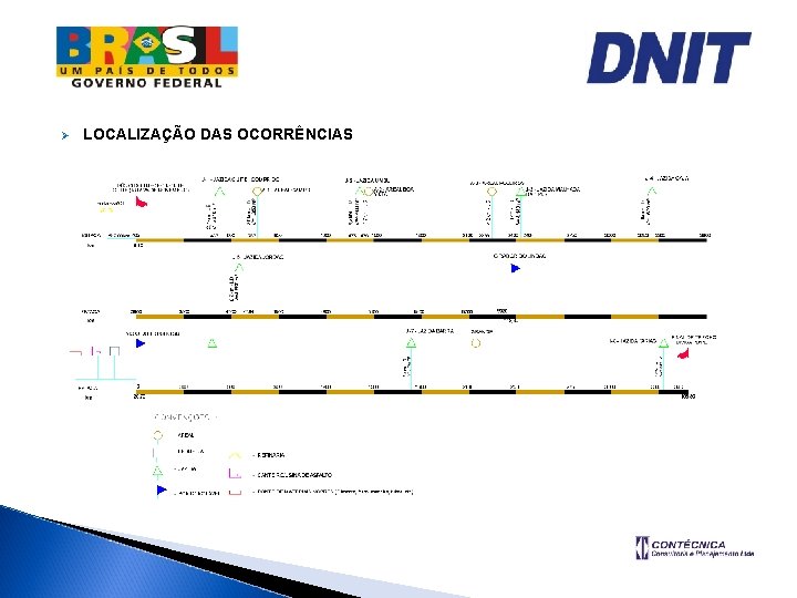 Ø LOCALIZAÇÃO DAS OCORRÊNCIAS 