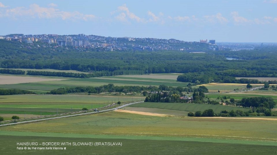 HAINBURG – BORDER WITH SLOWAKEI (BRATISLAVA) Foto © by Hermann Kolb Vienna. at 