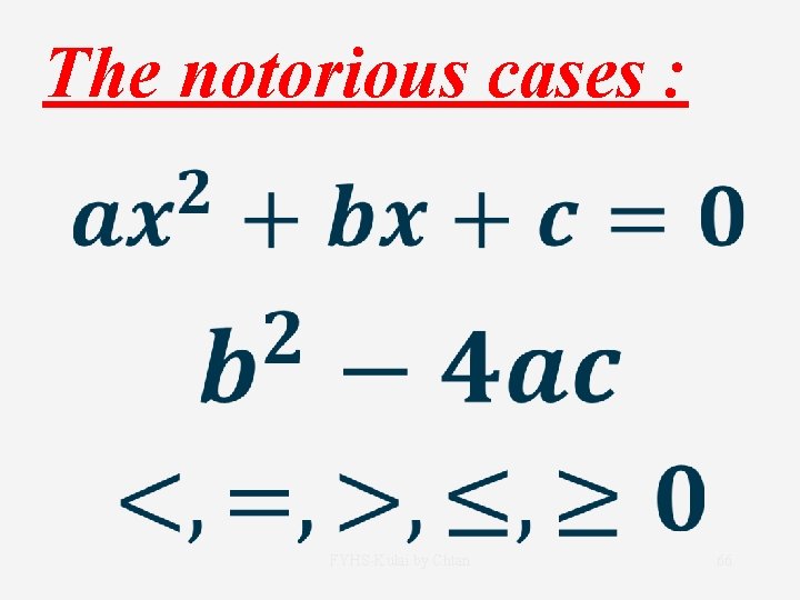 The notorious cases : FYHS-Kulai by Chtan 66 