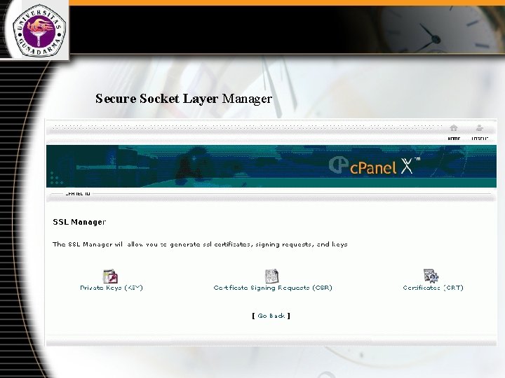 Secure Socket Layer Manager 