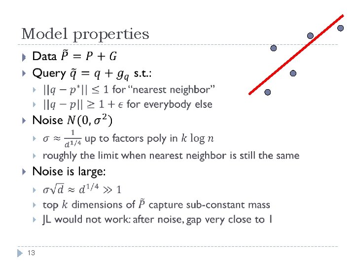 Model properties 13 