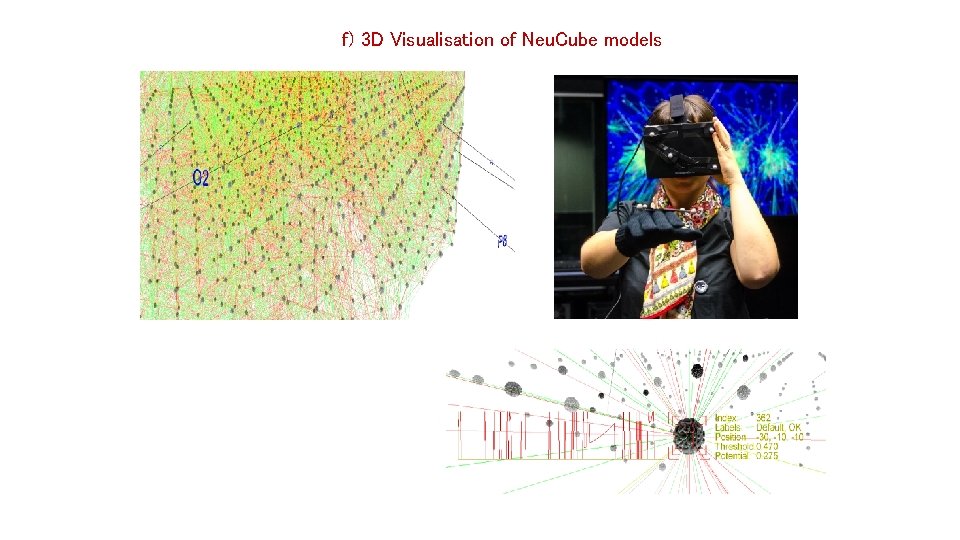 f) 3 D Visualisation of Neu. Cube models 29 nkasabov@aut. ac. nz 