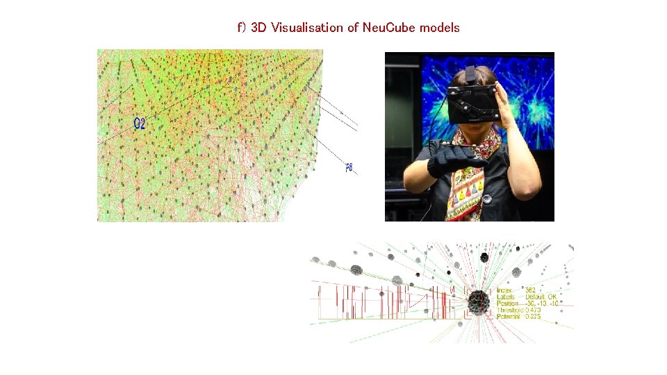 f) 3 D Visualisation of Neu. Cube models 42 nkasabov@aut. ac. nz 