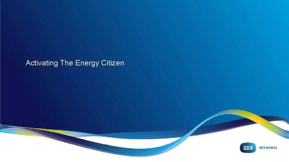 Activating The Energy Citizen 