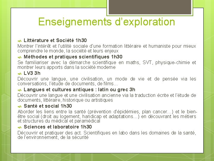 Enseignements d’exploration Littérature et Société 1 h 30 Montrer l’intérêt et l’utilité sociale d’une Enseignements d’exploration Littérature et Société 1 h 30 Montrer l’intérêt et l’utilité sociale d’une