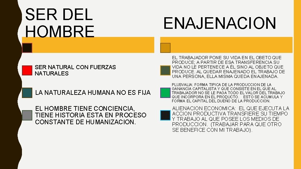 SER DEL HOMBRE SER NATURAL CON FUERZAS NATURALES LA NATURALEZA HUMANA NO ES FIJA