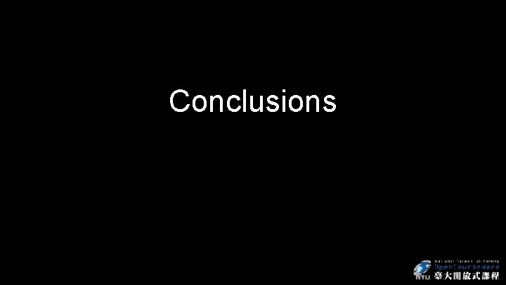 Conclusions 