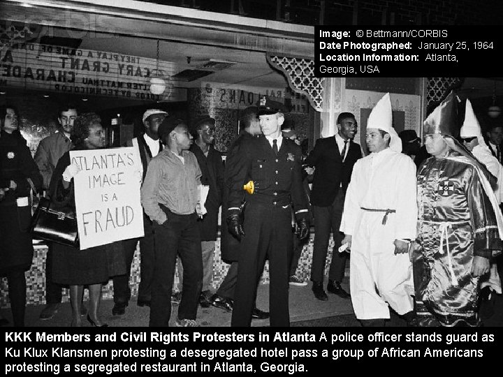 Image: © Bettmann/CORBIS Date Photographed: January 25, 1964 Location Information: Atlanta, Georgia, USA KKK